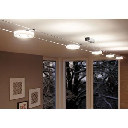 Paulmann 94109 - SZETT 5xLED/4,3W Komplett kábelrendszer MAC 230V fehér