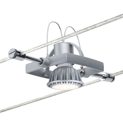 Paulmann 94134 - 5 db-os készlet GU5,3/10W spotlámpa MAC 230V kábelrendszerhez, fehér