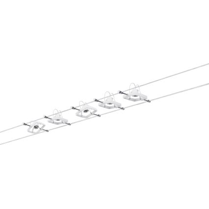 Paulmann 94134 - Szett 5xGU5,3/10W Komplett kábelrendszer MAC 230V fehér