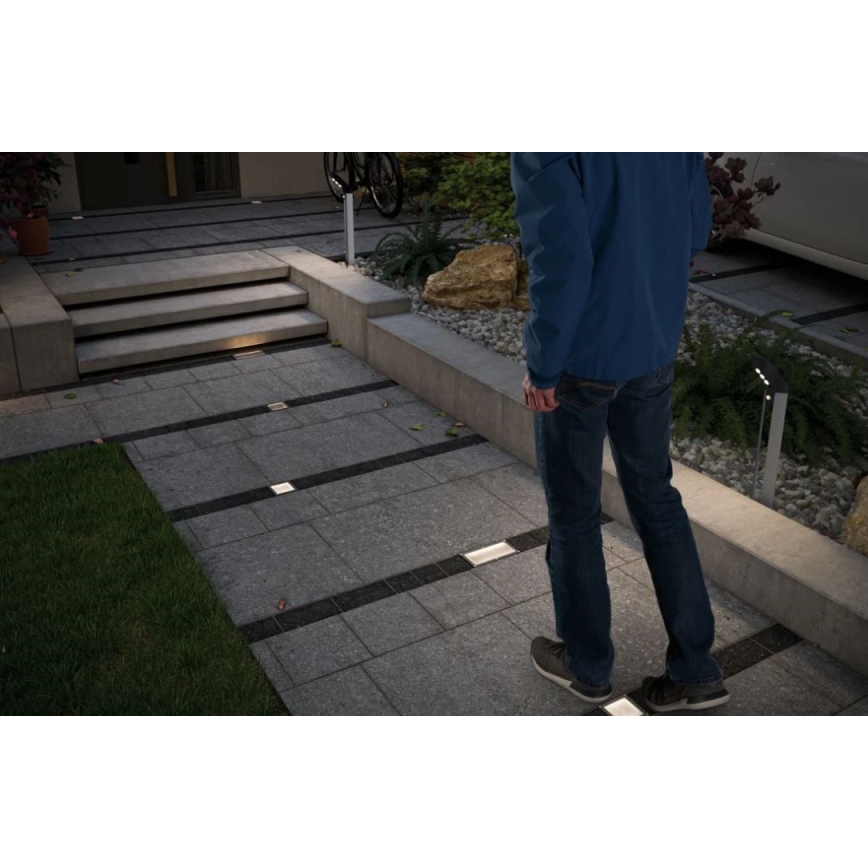 Paulmann 94238 - LED/0,7W IP67 Napelemes taposólámpa ARON 3,7V 650 mAh