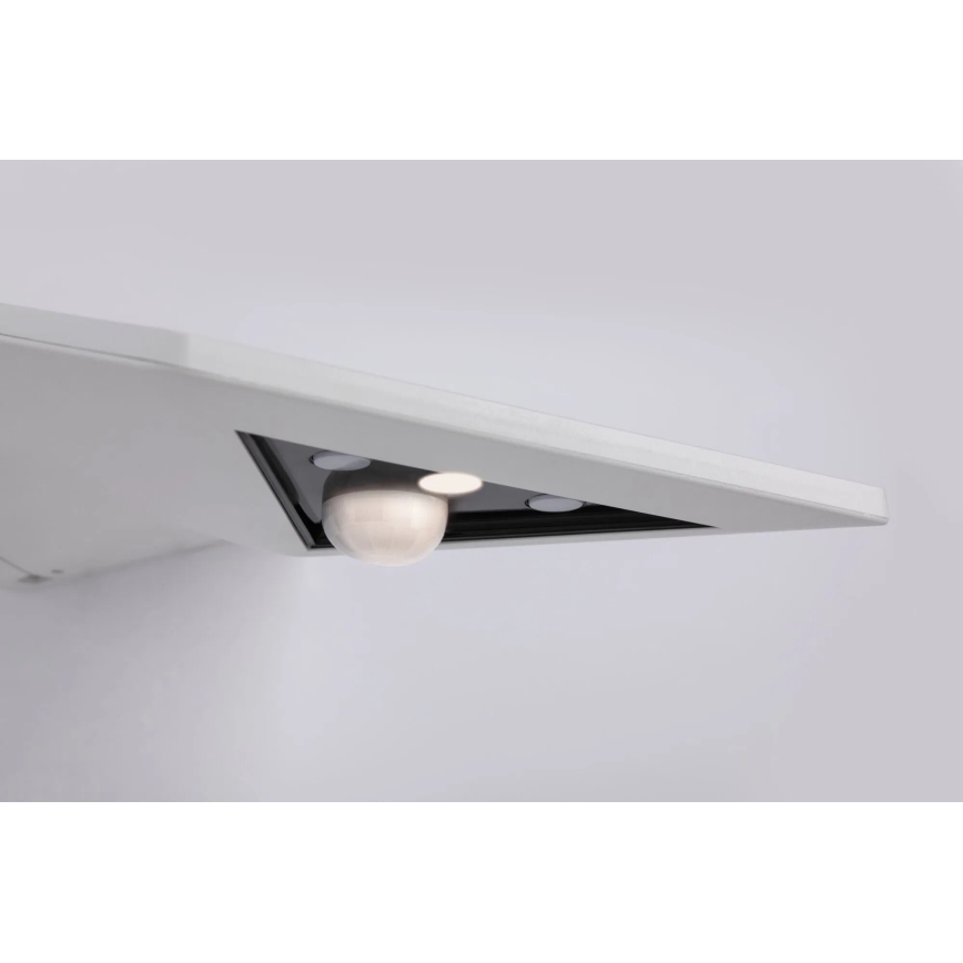 Paulmann 94244 - LED/1,2W IP44 Napelemes fali lámpa érzékelővel YOKO 3,7V 1800 mAh fehér
