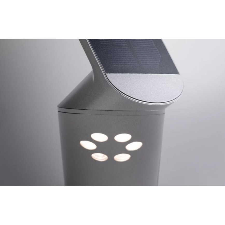 Paulmann 94261 - LED/1,2W IP44 Napelemes érzékelős fali lámpa ILIAS 3,7V 1800 mAh