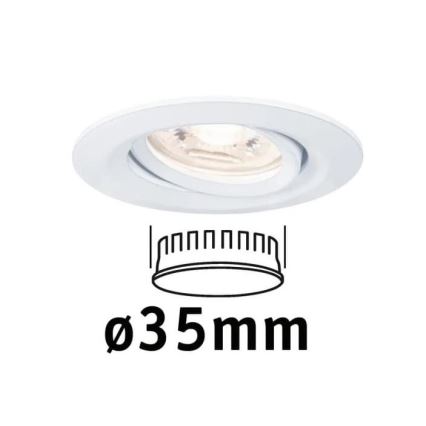 Paulmann 94292 - LED/4W IP23 Fürdőszobai beépíthető lámpa COIN 230V