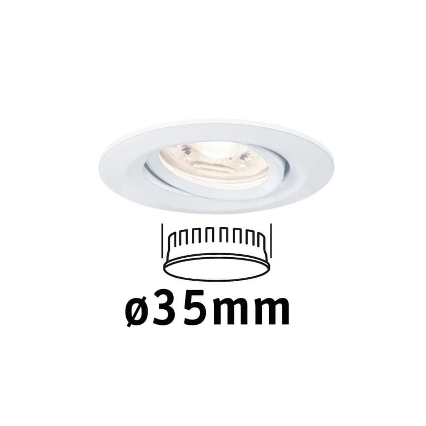 Paulmann 94292 - LED/4W IP23 Fürdőszobai beépíthető lámpa COIN 230V