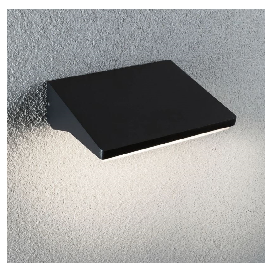 Paulmann 94333 - LED/7,4W IP44 Kültéri fali lámpa érzékelővel HOUSE 230V
