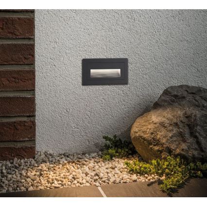 Paulmann 94383 - LED/4W IP44 Kültéri beépített lámpa LONG 230V