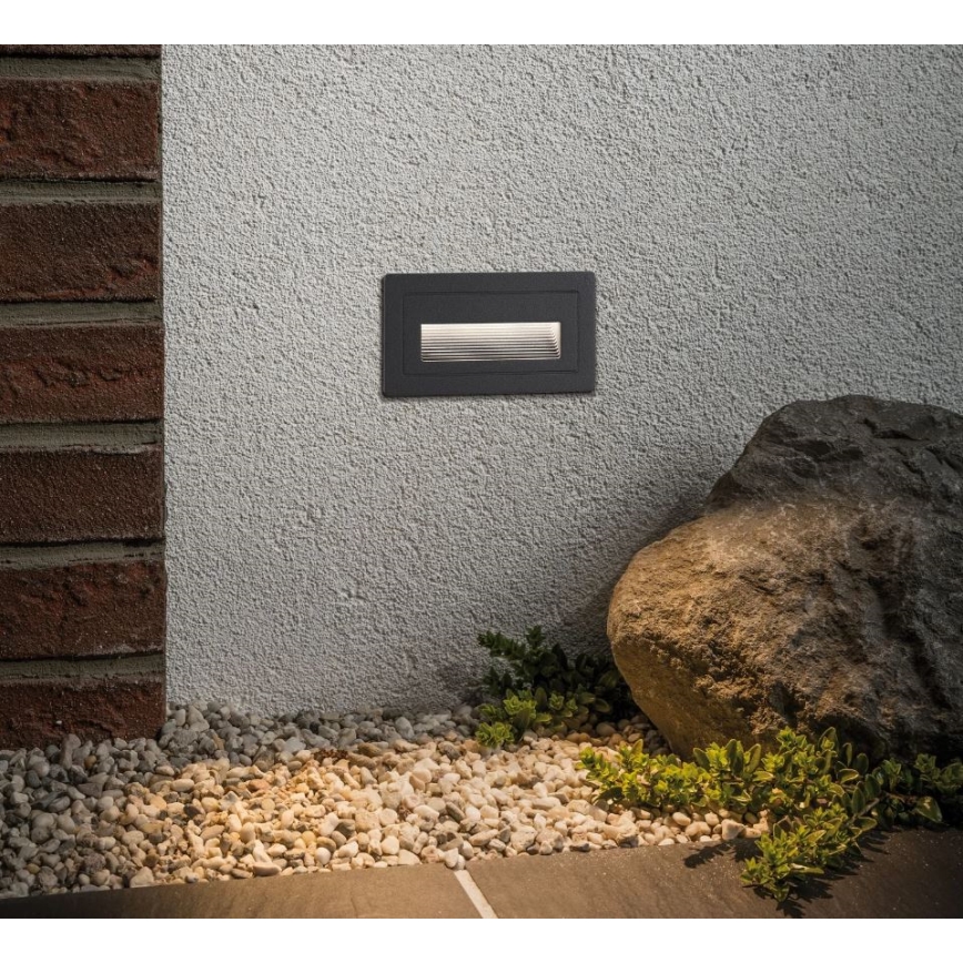 Paulmann 94383 - LED/4W IP44 Kültéri beépített lámpa LONG 230V