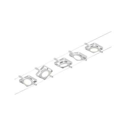 Paulmann 94420 - 5x LED/4,5W szett – komplett kábelrendszer MAC 230V matt króm