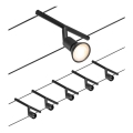 Paulmann 94446 - szett 5x GU5,3/10W, komplett SALT kábelrendszer 230V, fekete