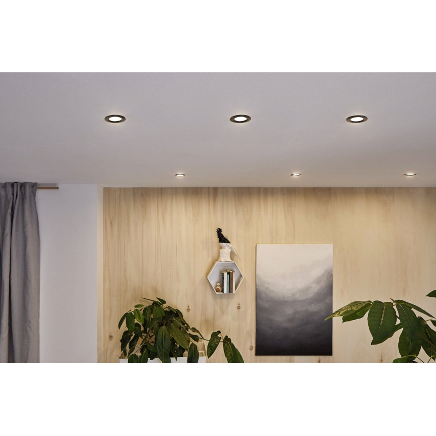 Paulmann 94472 - KÉSZLET 3xLED/6W IP23 Dimmelhető fürdőszobai beépíthető lámpa NOVA 230V