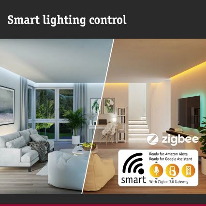 Paulmann 94513 - RGBW LED/8,2W IP44 Dimmelhető házszámtábla mozgás- és alkonyatérzékelővel PADEA 230V antracit