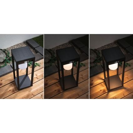 Paulmann 94573 - LED/5,5W IP44 Napelemes lámpa mozgásérzékelővel MARISOL 3,7V 2000 mAh