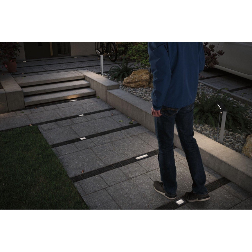 Paulmann 94578 - LED/0,1W IP67 Napelemes beépíthető lámpa DOMENIC 1,2V 1500 mAh