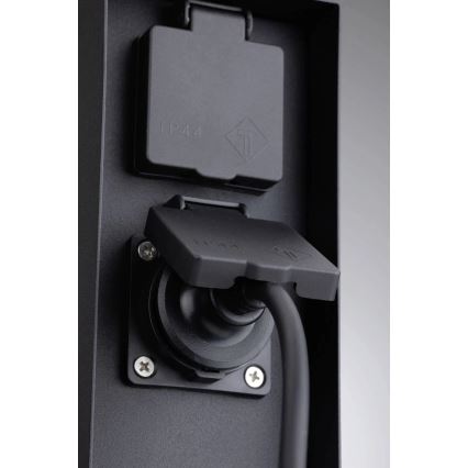 Paulmann 94657 - Kültéri csatlakozós oszlop RIO 2Z SCHUKO 230V IP44