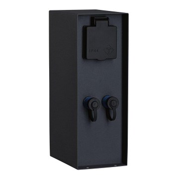 Paulmann 94700 - Kültéri konnektoros oszlop RIO 2Z SCHUKO 230V IP44