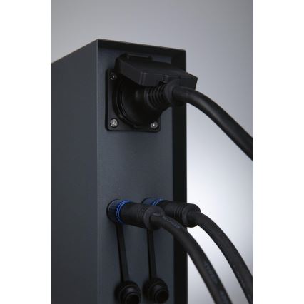 Paulmann 94700 - Kültéri konnektoros oszlop RIO 2Z SCHUKO 230V IP44