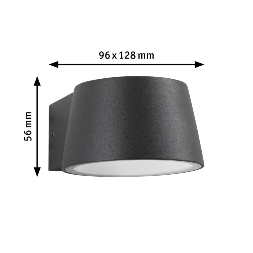 Paulmann 94713 - LED/6W IP44 Kültéri fali lámpa CAPERA 230V