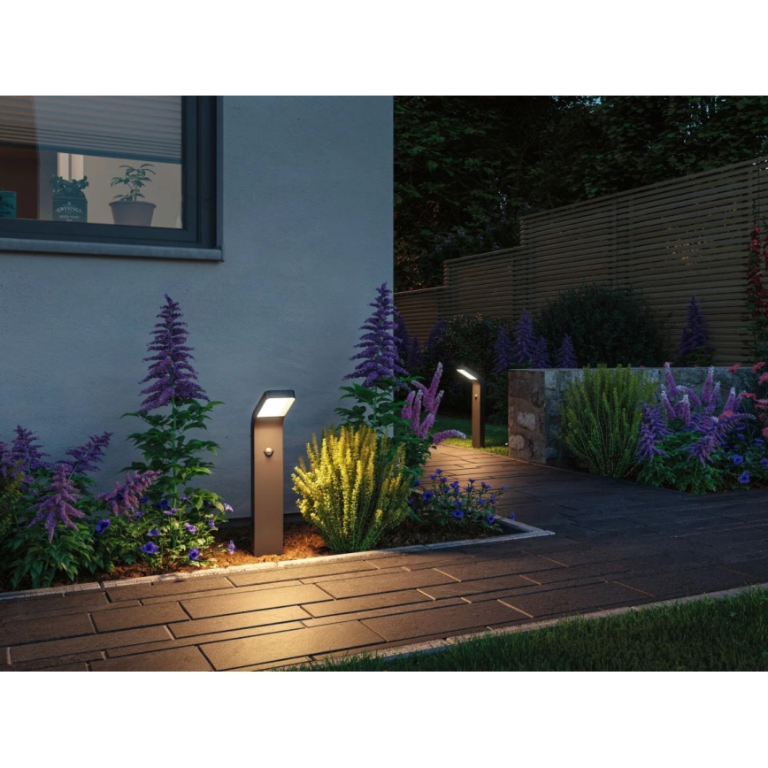 Paulmann 94747 - LED/7,5W IP44 Kültéri lámpa mozgásérzékelővel KULMA 230V