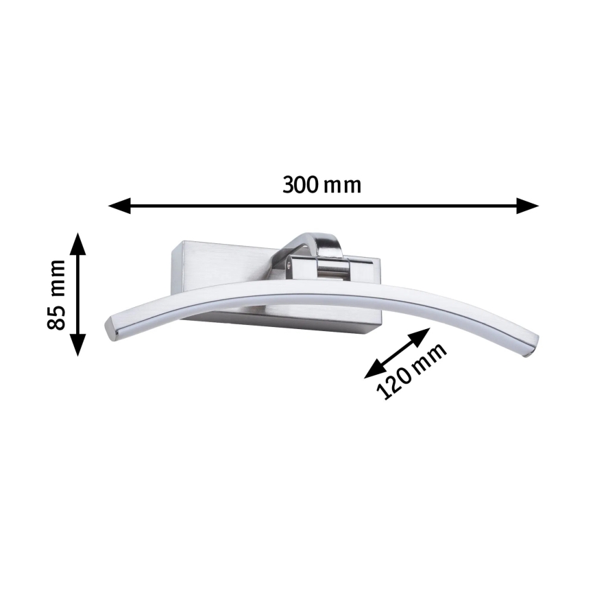 Paulmann 95556 - LED/6W Képvilágító BENTO 230 V 30 cm matt króm