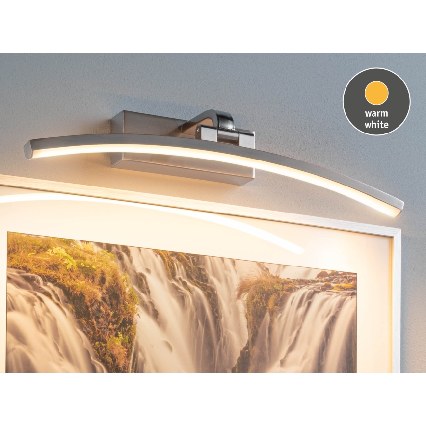 Paulmann 95557 - LED/8,5W Képmegvilágító lámpa BENTO 230V 40 cm matt króm