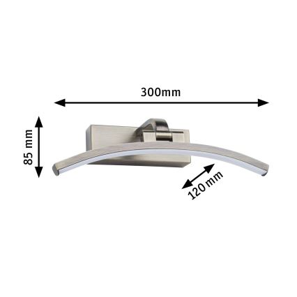 Paulmann 95559 - BENTO LED képmegvilágító, 6W, 230V, 30 cm, sárgaréz