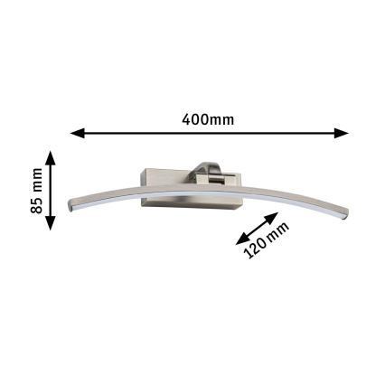 Paulmann 95560 - LED/8,5W képkivilágító lámpatest BENTO 230V 40 cm sárgaréz