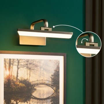 Paulmann 95568 - RENAN 30 cm képvilágító lámpa, LED/6W, 230V, sárgaréz