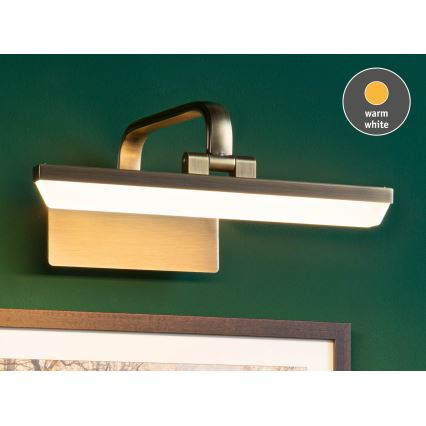 Paulmann 95568 - RENAN 30 cm képvilágító lámpa, LED/6W, 230V, sárgaréz