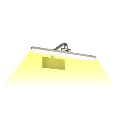 Paulmann 95569 - RENAN LED képkivilágító lámpa, 9,5 W, 230 V, 40 cm, sárgaréz