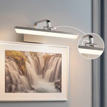 Paulmann 95572 - LED/9,5W Képvilágító lámpa RENAN 230V 40 cm matt króm