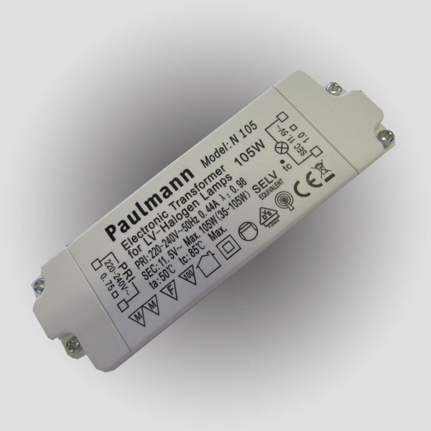 Paulmann 97788 - Elektromos transzformátor 105W/230V/12V