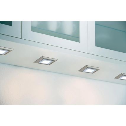 Paulmann 98862_98861 - Készlet 3x LED talaj világítás UPDOWNLIGHT QUADRO 3xLED/1W