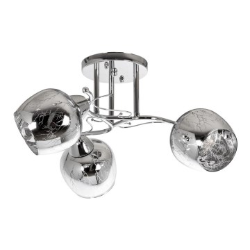 Pendant csillár 3xE27/60W/230V