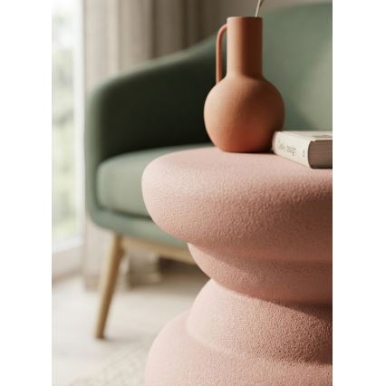 PETIT lerakóasztal Ø 31 cm rózsaszín