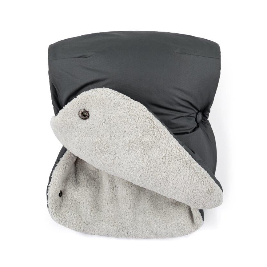 PETITE&MARS - 3 az 1-ben babahálózsák szett JIBOT + JASIE babakocsi kézmelegítők szürke