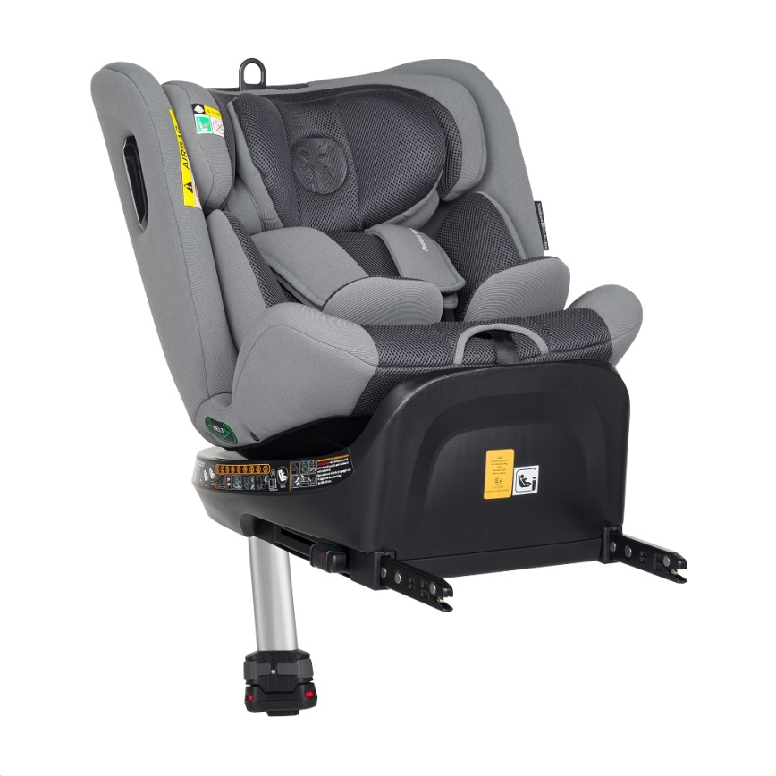 PETITE&MARS - Autósülés TWISTGUARD PRO i-Méret 40-150 cm (0-36 kg) szürke