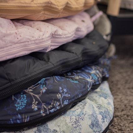 PETITE&MARS - Baba bundazsák 4 az 1-ben COMFY Glossy Princess/Grey rózsaszín