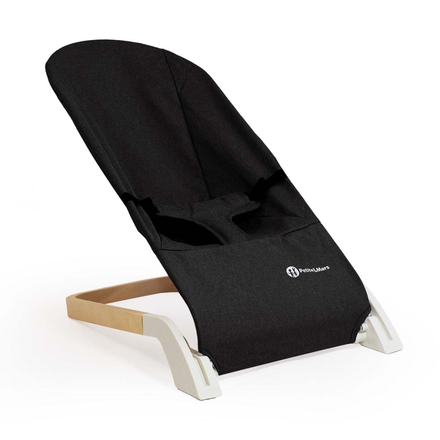 PETITE&MARS - Baba hintáztató CALMY fekete