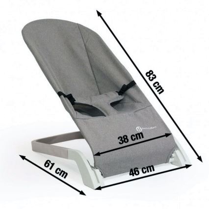 PETITE&MARS - Baba hintáztató CALMY fekete