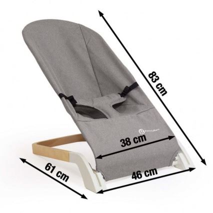 PETITE&MARS - Baba hintáztató CALMY szürke