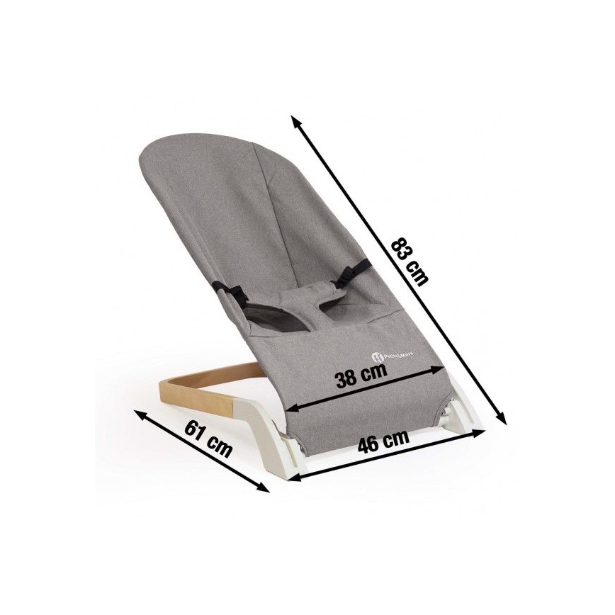 PETITE&MARS - Baba hintáztató CALMY szürke