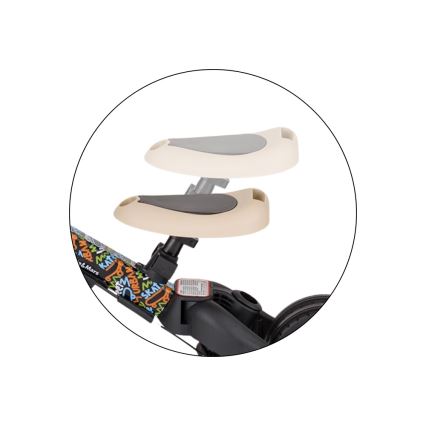 PETITE&MARS - Gyerek tricikli 5 az 1-ben TURBO LIMITED City Beat