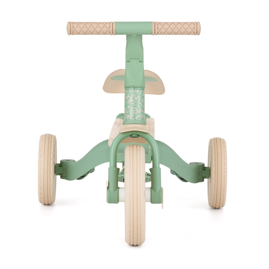 PETITE&MARS - Gyerek tricikli 5 az 1-ben TURBO LIMITED Green Twist