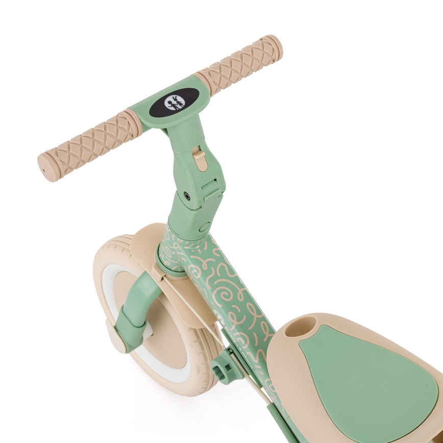 PETITE&MARS - Gyerek tricikli 5 az 1-ben TURBO LIMITED Green Twist