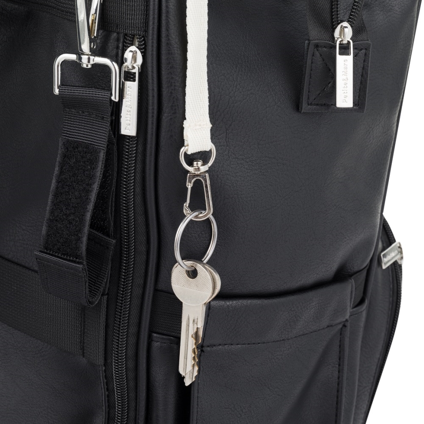 PETITE&MARS - Pelenkázó hátizsák JASPER babakocsihoz fekete