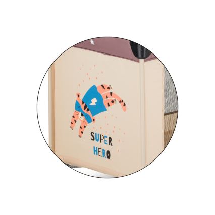 PETITE&MARS - KOOT Tiger Super Hero utazóágy