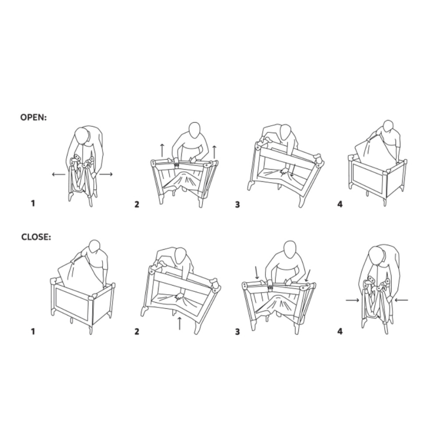 PETITE&MARS - KOOT Tiger Super Hero utazóágy