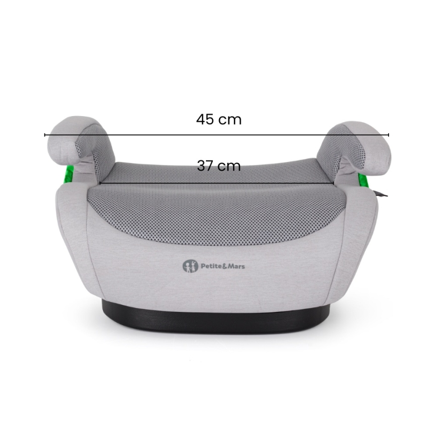 PETITE&MARS - Autós ülésmagasító OPTIMUS PRO i-Size Air 125-150 cm (22-36 kg) bézs