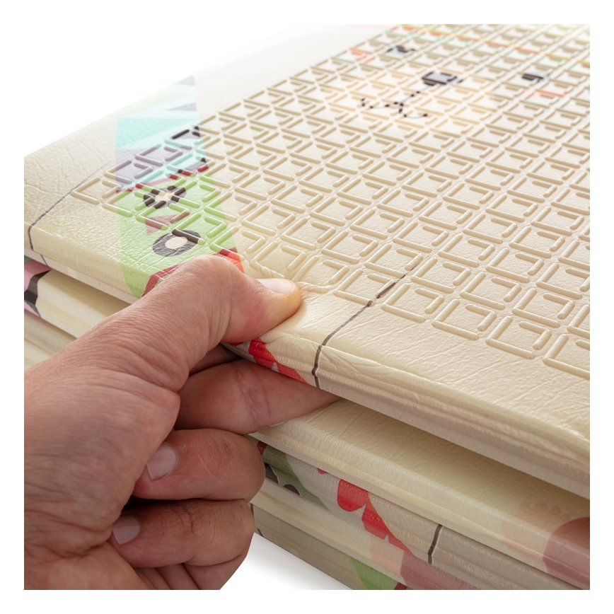 PETITE&MARS - Összecsukható játékszőnyeg CAMPY ELEPHANT&FOX