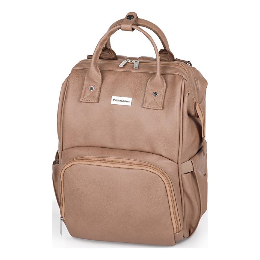 PETITE&MARS - Pelenkázó hátizsák babakocsihoz JASPER barna